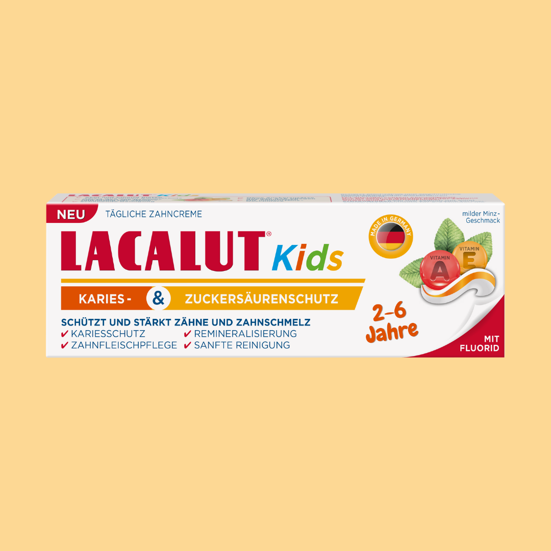 LACALUT® Kids Karies- & Zuckersäurenschutz Zahncreme