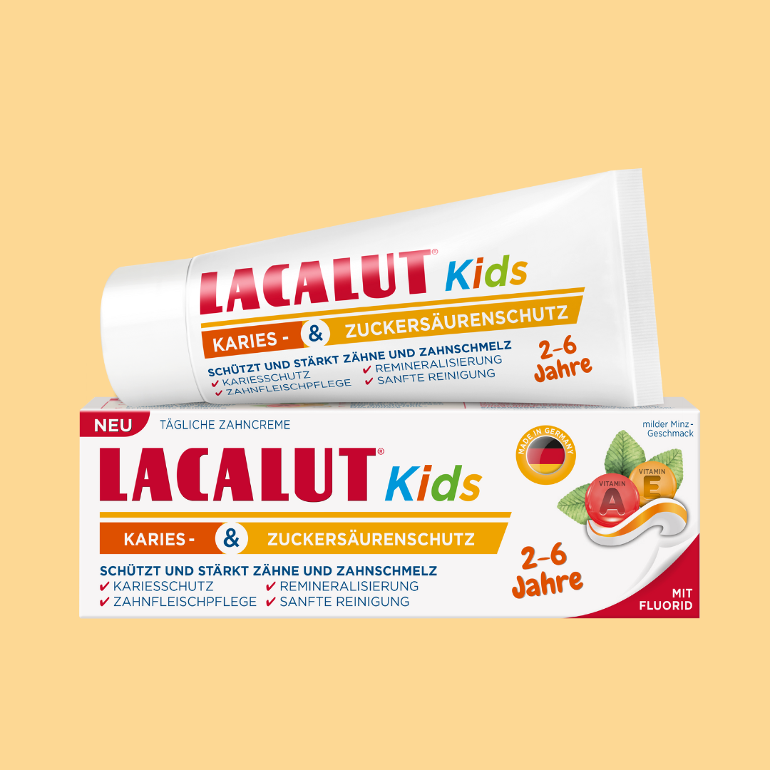 LACALUT® Kids Karies- & Zuckersäurenschutz Zahncreme