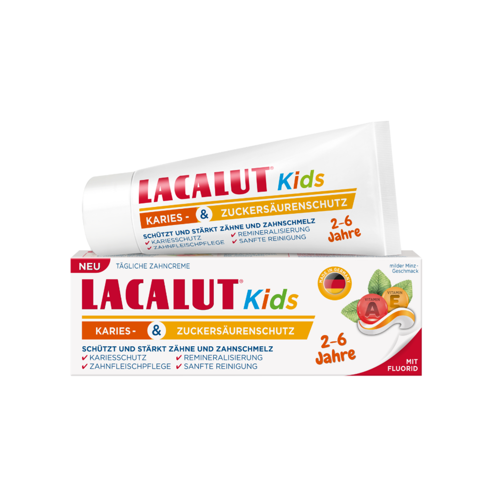 LACALUT® Kids Karies- & Zuckersäurenschutz Zahncreme