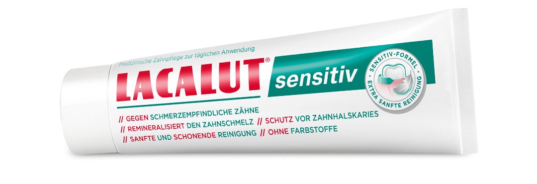 LACALUT® sensitiv Reminalisierung & Sanftes Weiß Zahncreme