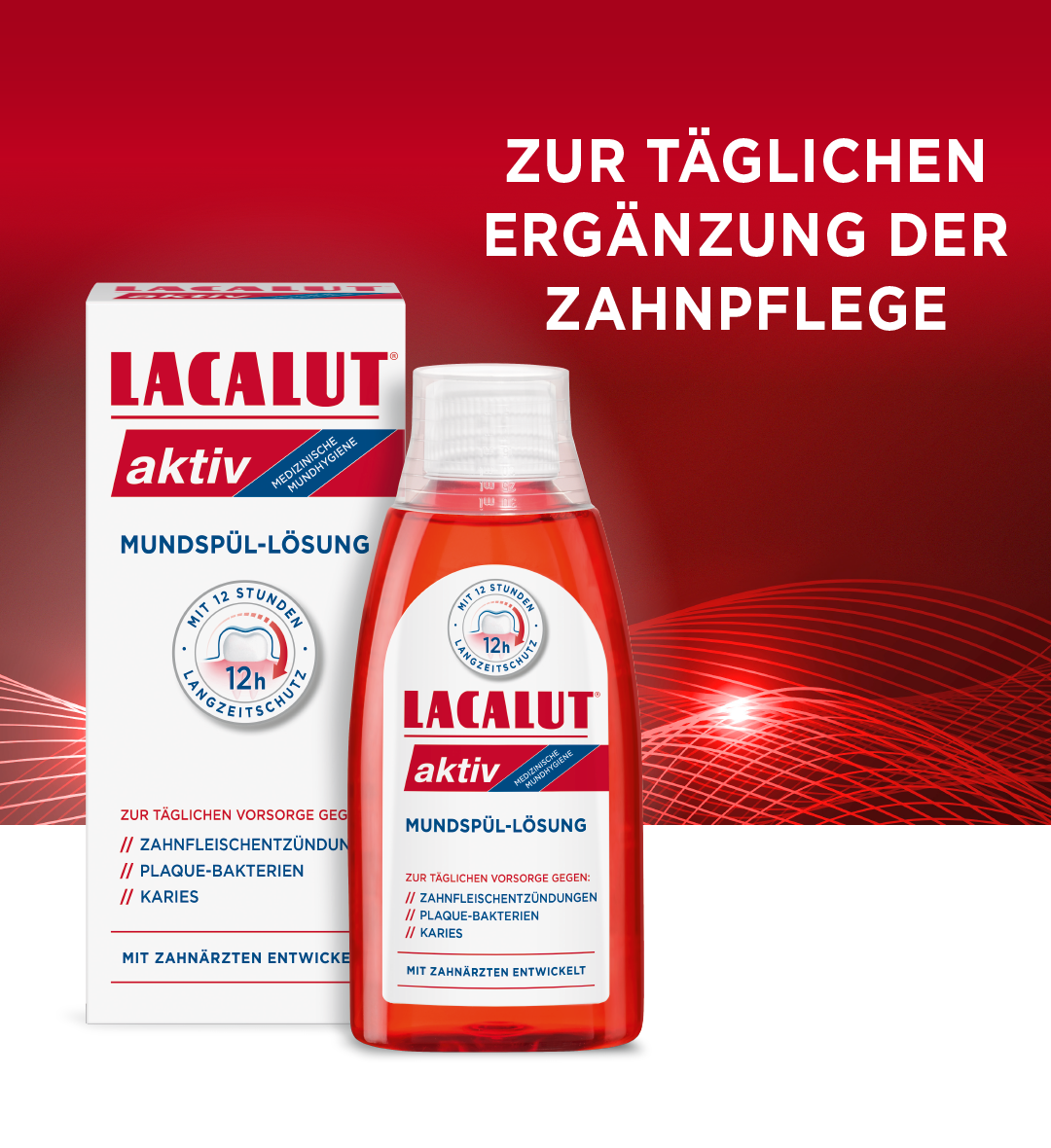 LACALUT® aktiv Mundspül-Lösung 