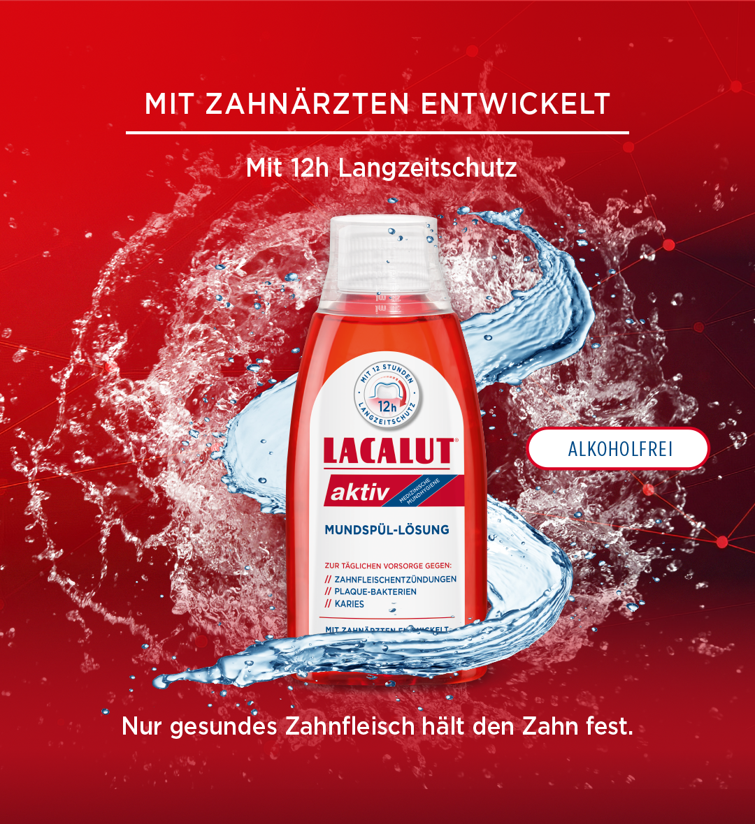 LACALUT® aktiv Mundspül-Lösung 