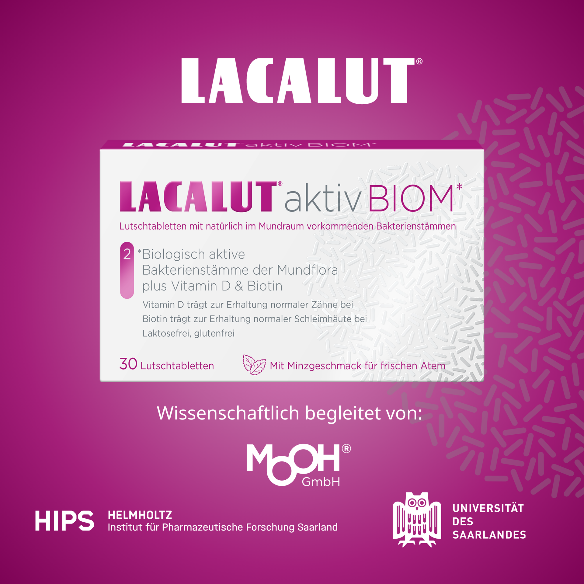 LACALUT® aktiv Biom Lutschtabletten